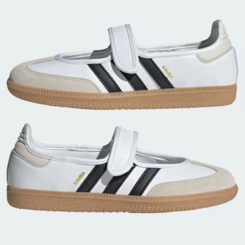ADIDAS SAMBA JANE WHITE 🖤🤍 - Picture 9 of 11